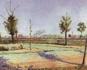 Paul Signac The Road to Gennevilliers oil on canvas